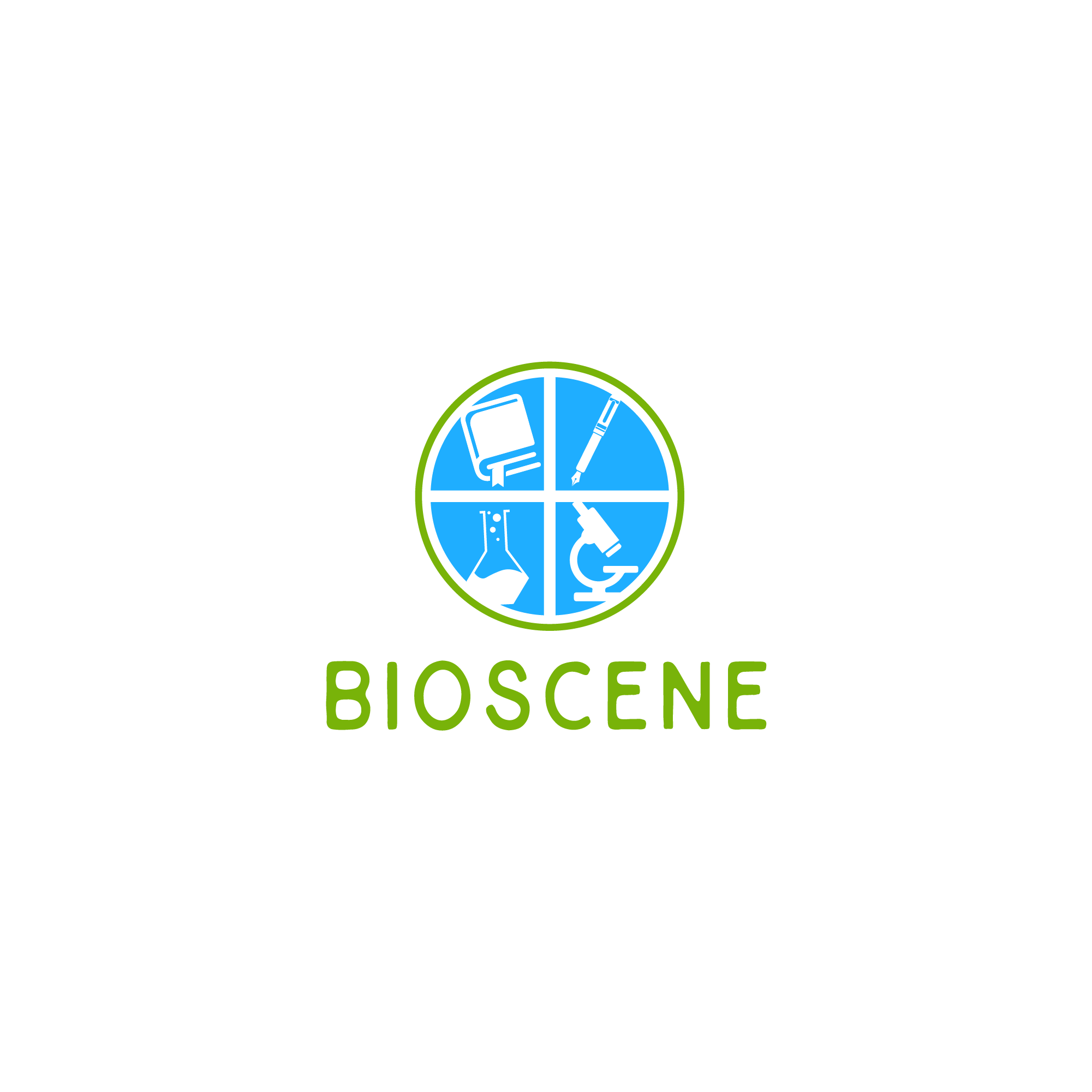 Bioscene logo vertical
